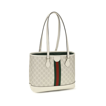 Gucci White Cotton Handbag
