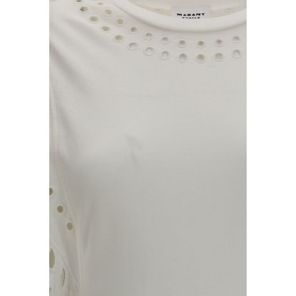 Marant Etoile White Cotton Casual Dress