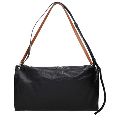 Jil Sander Black Leather Crossbody Bag