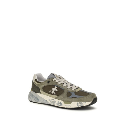 Premiata Bicolor Polyamide Chunky Sneakers