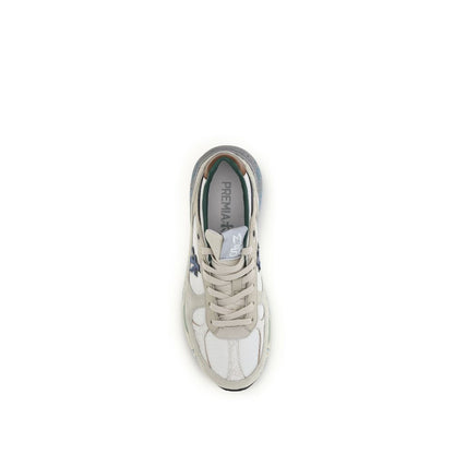 Premiata White Polyamide Athletic Sneakers