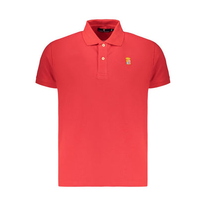 Marina Militare Rosso Cotton Men's Polo