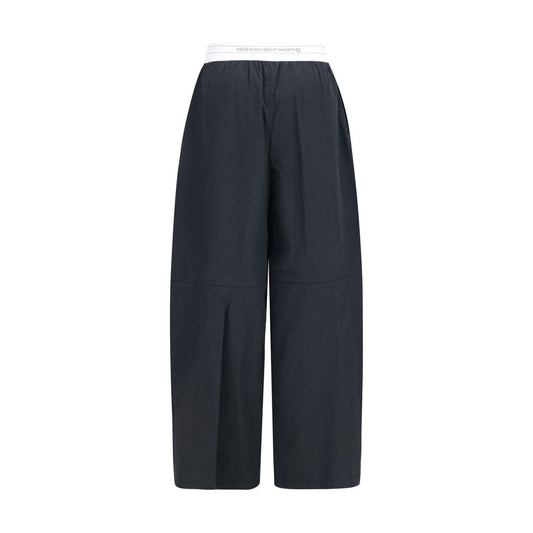 Alexander Wang Black Cotton Casual Pants