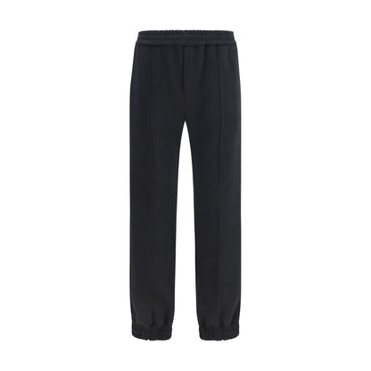 Valentino Black Cotton Joggers (Workout Pants)