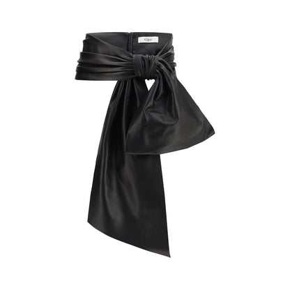 Chloé Black Lamb Ovis Aries Aries Regular Belt