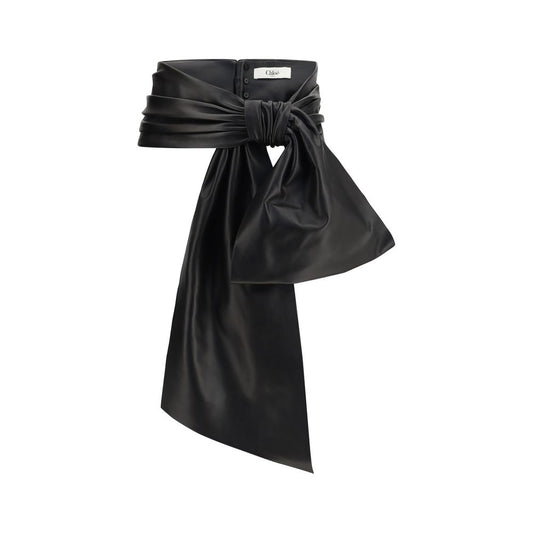 Chloé Black Lamb Ovis Aries Aries Regular Belt