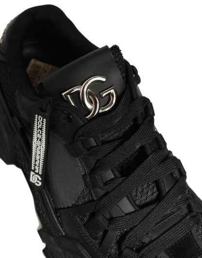 Dolce & Gabbana Black Airmaster Low Top Sneakers Shoes
