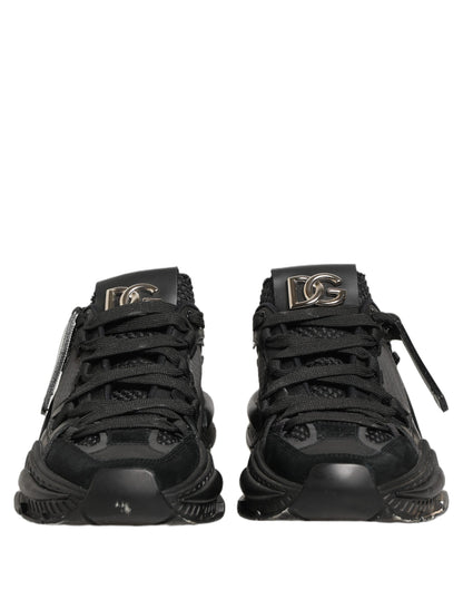 Dolce & Gabbana Black Airmaster Low Top Sneakers Shoes