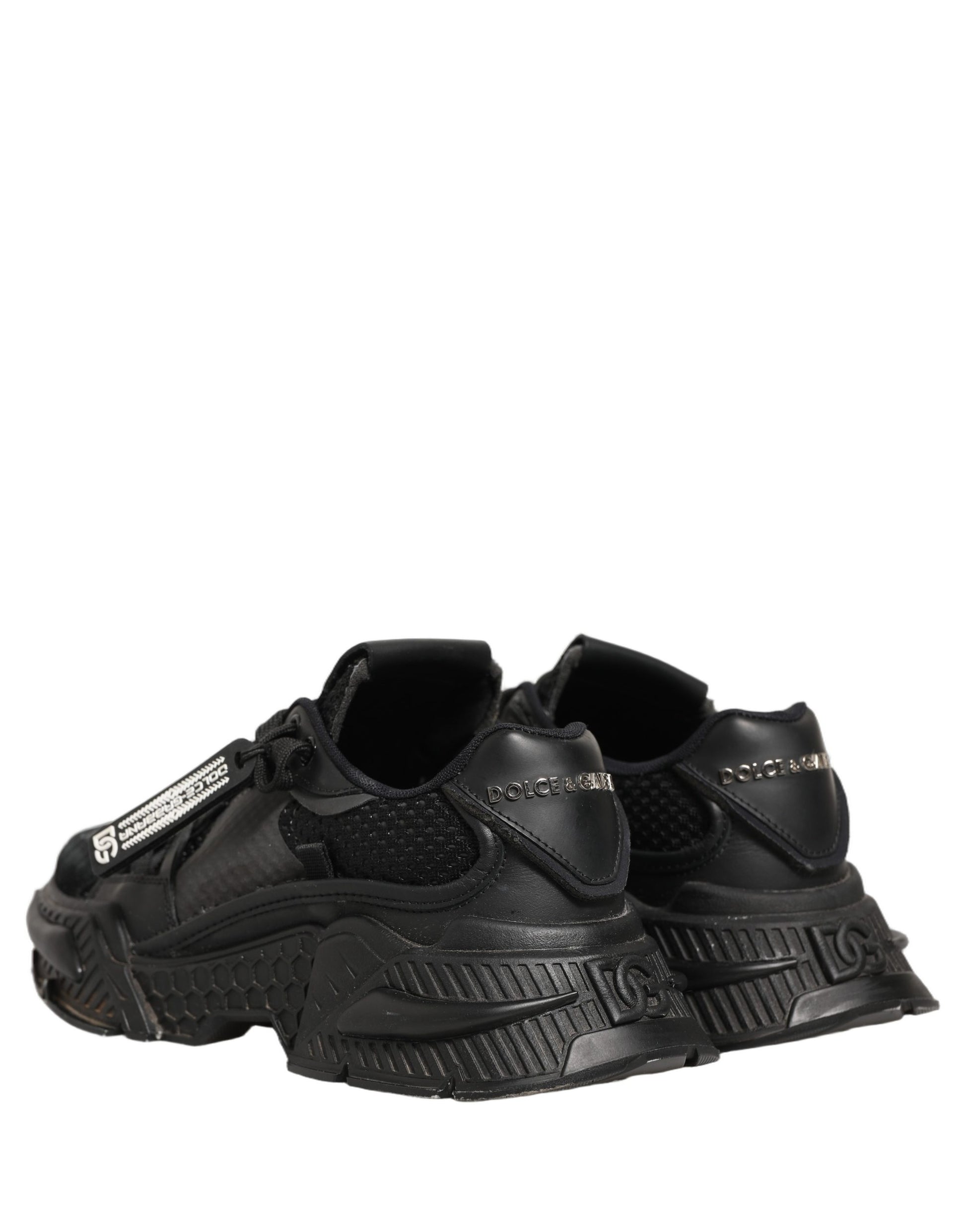 Dolce & Gabbana Black Airmaster Low Top Sneakers Shoes