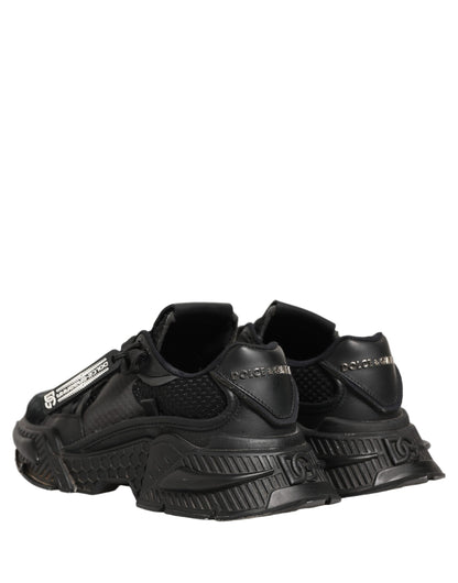 Dolce & Gabbana Black Airmaster Low Top Sneakers Shoes