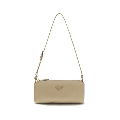 Prada Beige Nylon Shoulder Bag