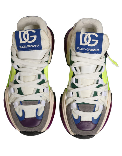 Dolce & Gabbana Multicolor Airmaster Low Top Sneaker Shoes