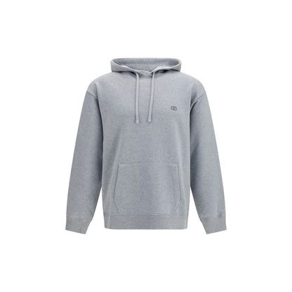 Valentino Gray Cotton Sweatshirt