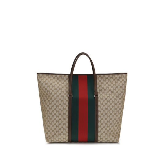 Gucci Beige Polyester Shoulder Bag