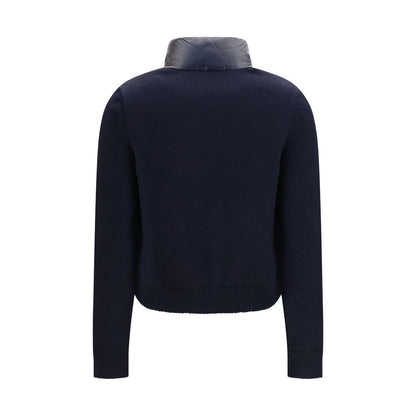 Moncler Blue Polyamide Cardigan