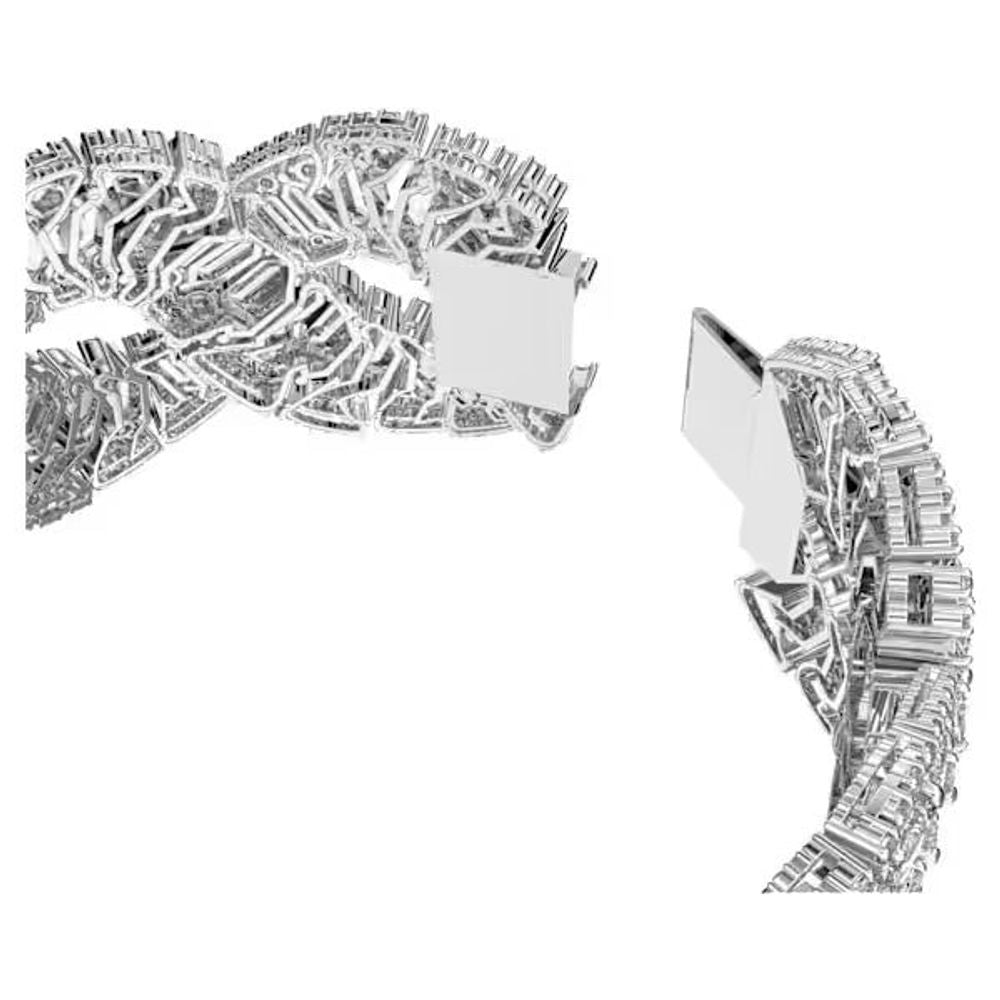 Swarovski Gray Stainless Steel Bracelet