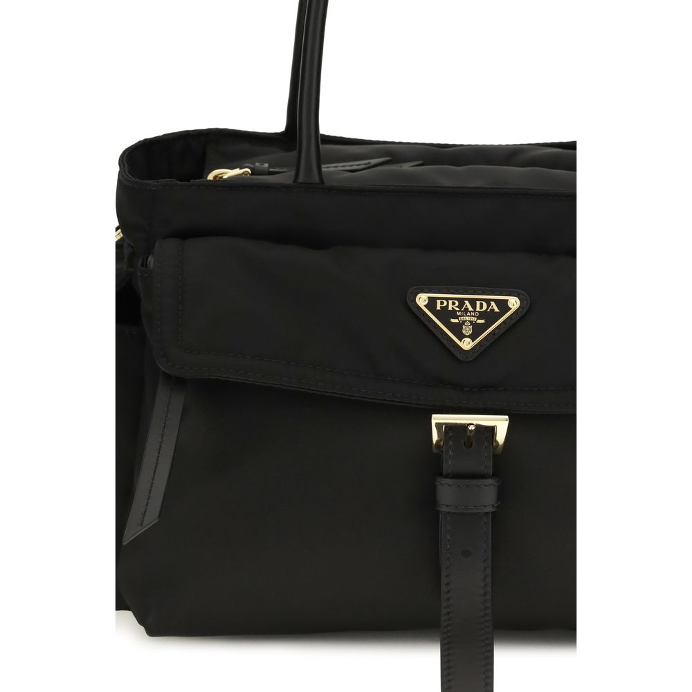 Prada Black Polyamide Handbag
