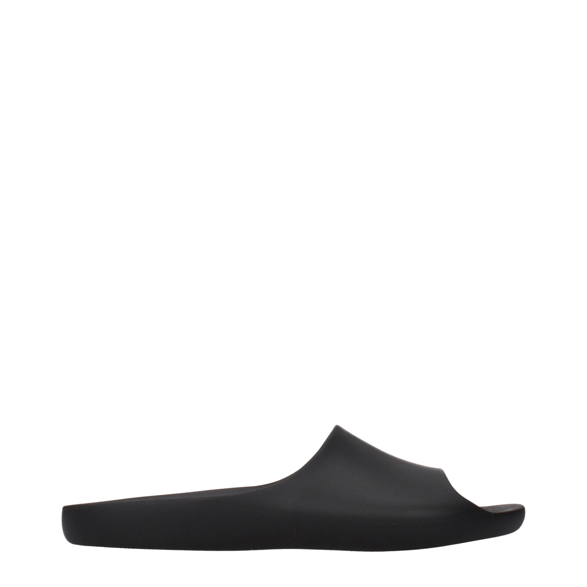 The Row Black Cotton Slippers