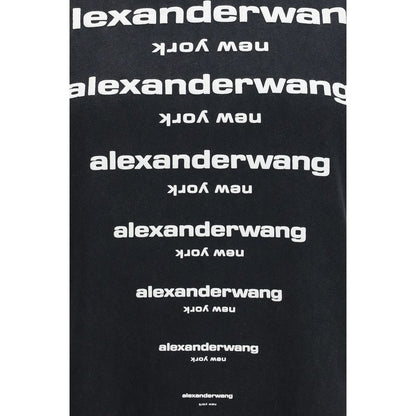 Alexander Wang Black Cotton T-Shirt