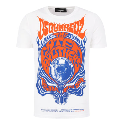 Dsquared² White Cotton Men T-Shirt