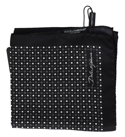Dolce & Gabbana Elegant Silk Patterned Pocket Square