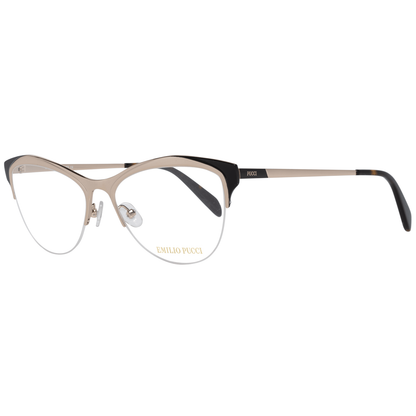 Emilio Pucci Gold Women Optical Frames
