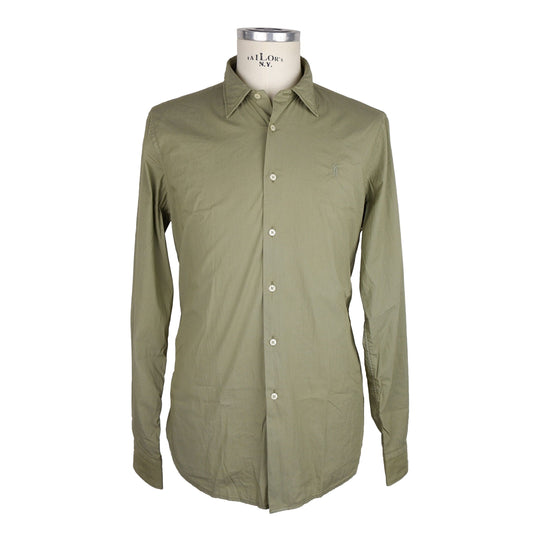 Jeckerson "Green Cotton Men Shirt"