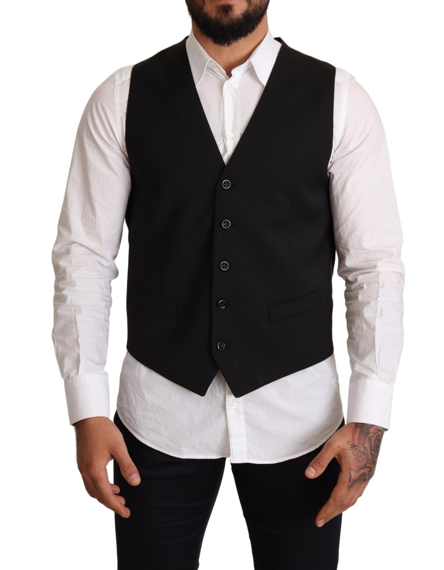Dolce & Gabbana Black Formal dress Vest