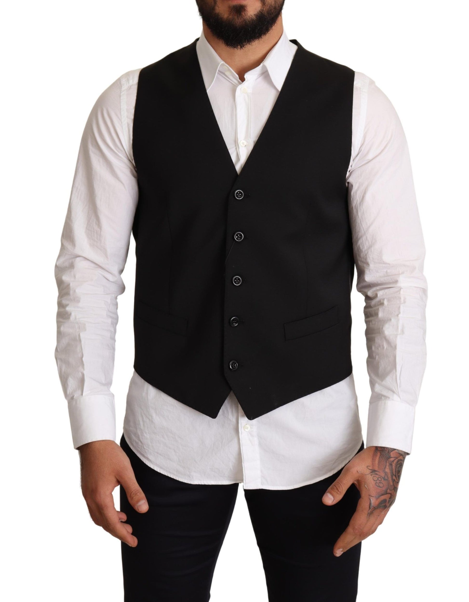 Dolce & Gabbana Black Formal dress Vest