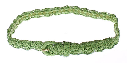 Dolce & Gabbana Emerald Elegance Viscose Belt
