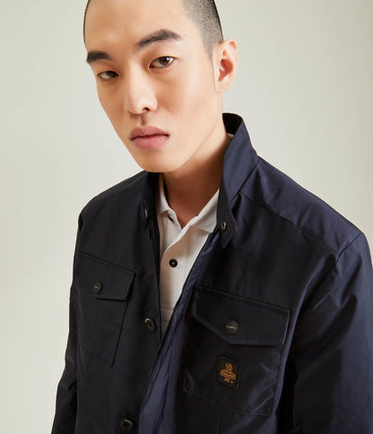 Refrigiwear Elegant Versatile Four-Pocket Jacket in Blue