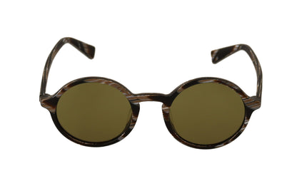 Dolce & Gabbana Chic Multicolor Round Frame Sunglasses