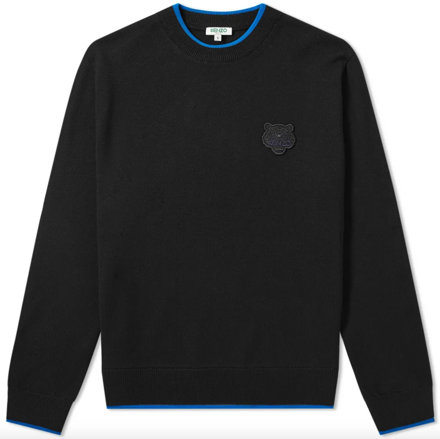 Kenzo Black Cotton Men Sweater