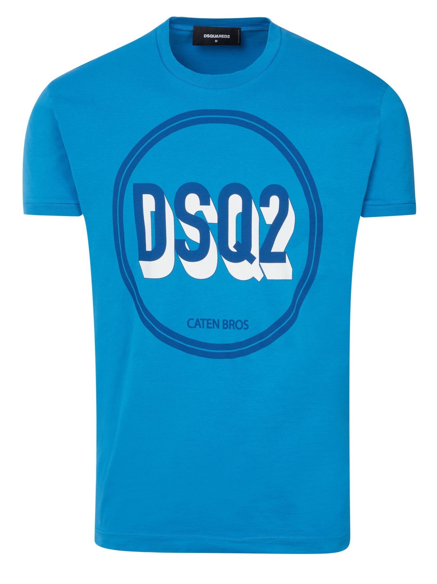 Dsquared² Blue Cotton Men T-Shirt