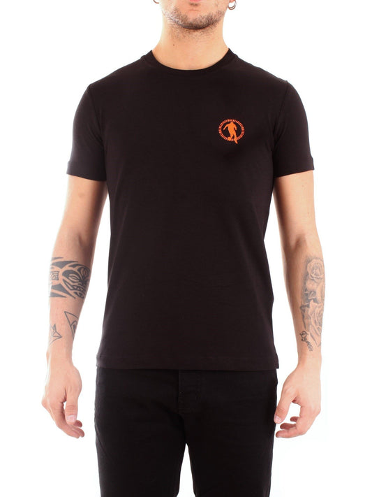 Bikkembergs Black Cotton Men T-Shirt