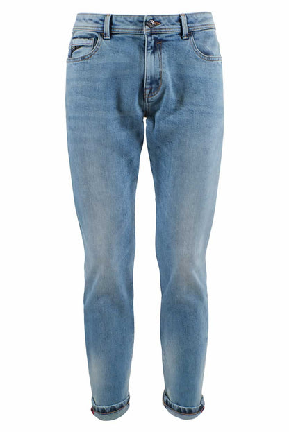 Yes Zee Blue Cotton Men Jeans