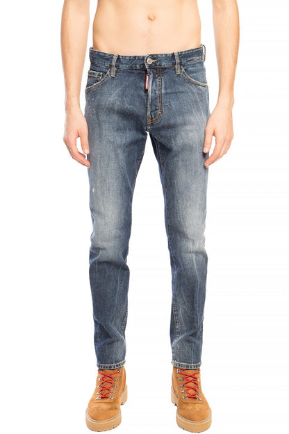 Dsquared² Sleek Navy Distressed Cool Guy Jeans