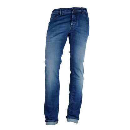 Jacob Cohen Blue Cotton Men's Jean