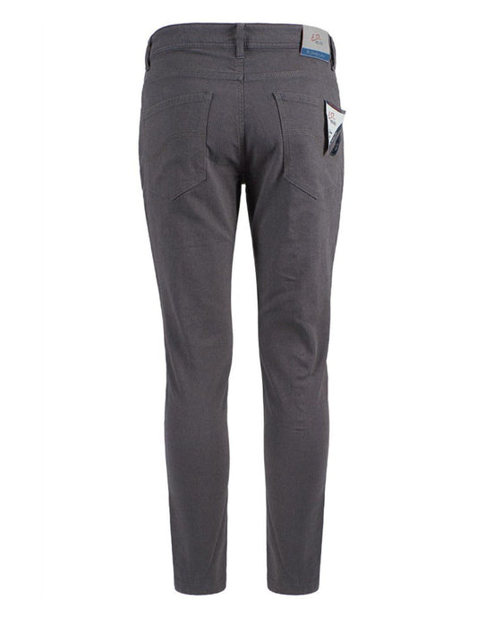 Yes Zee Gray Cotton Men Trouser