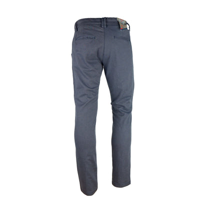 Yes Zee Gray Cotton Men Trouser