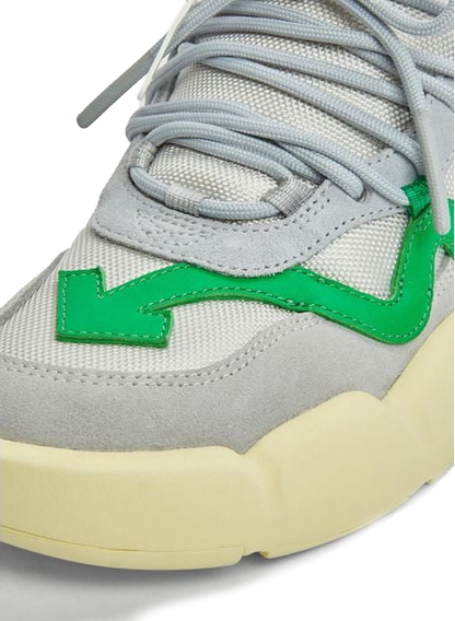 Off-White Chic Tech-Fabric and Suede Sneakers