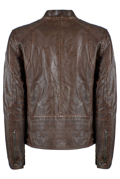 Yes Zee Brown Polyethylene Men Jacket
