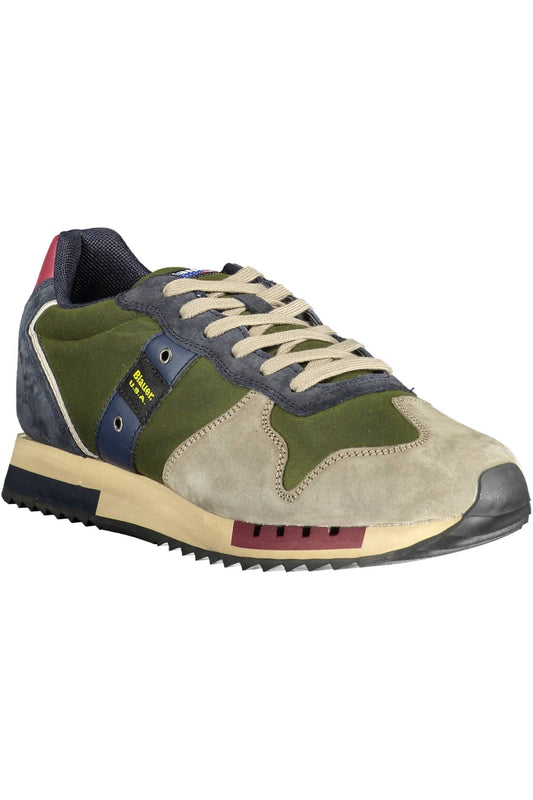 Blauer Green Polyester Men Sneaker