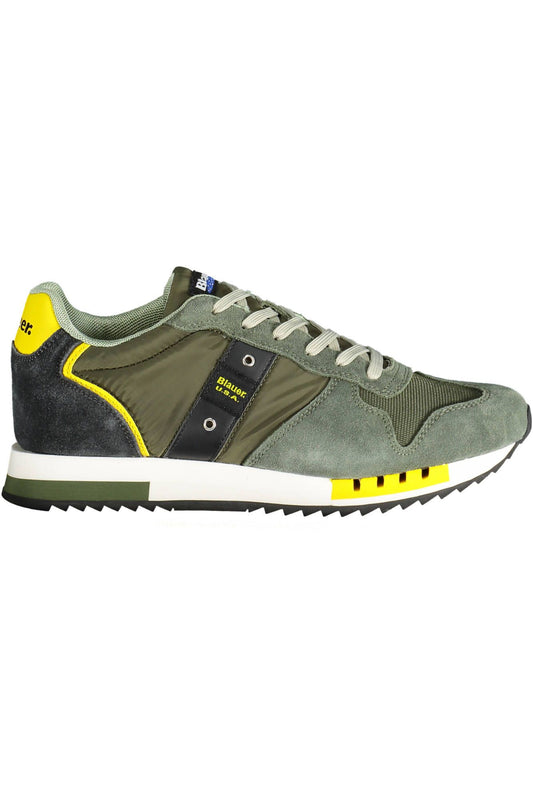 Blauer Green Polyester Men Sneaker