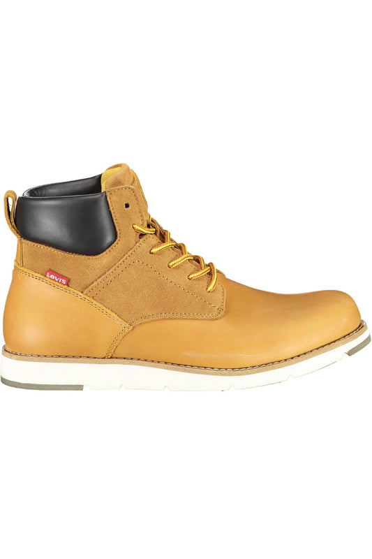 Levi's Beige Polyester Men Boot