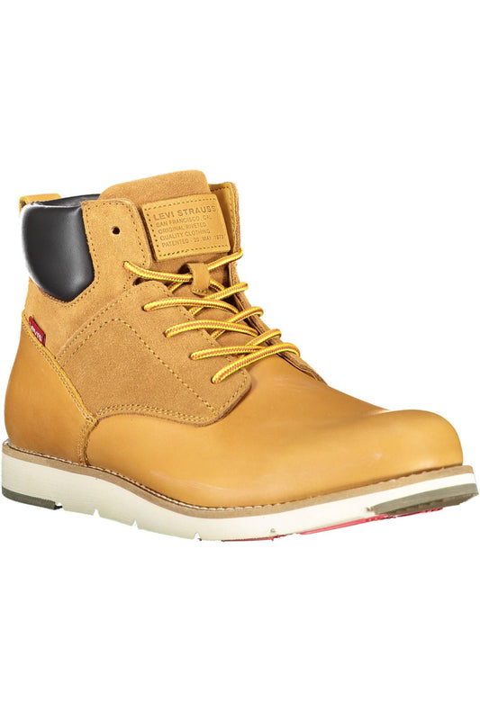 Levi's Beige Polyester Men Boot