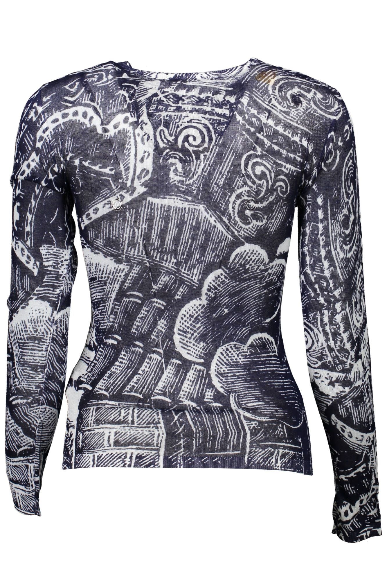 Desigual Blue Viscose Women Sweater