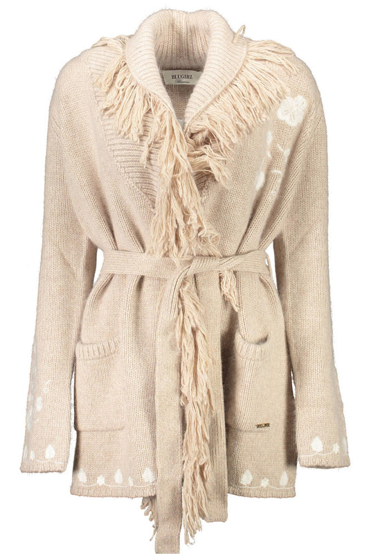 Blugirl Beige Wool Women Sweater