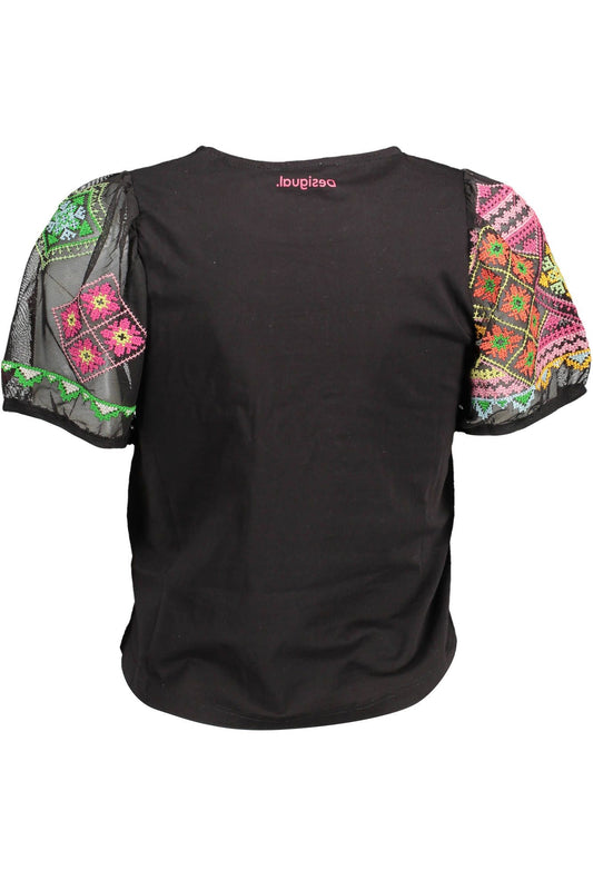 Desigual Black Cotton Women Top