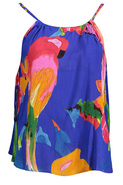 Desigual Blue Viscose Women Top